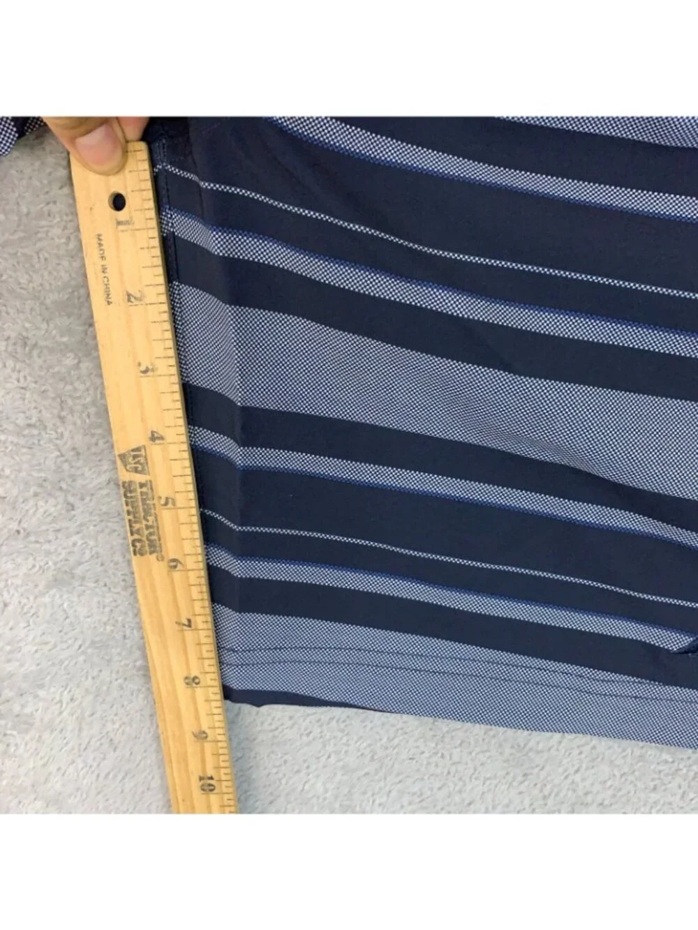 NWT Nautica Men's S Blue Classic Fit Swim Trunks With UPF Protection & Quick-Dry